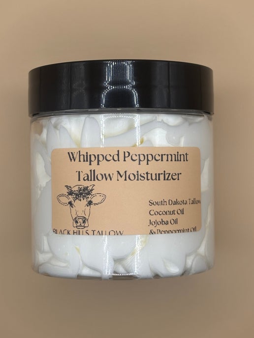 Peppermint Whipped Tallow Moisturizer 4oz
