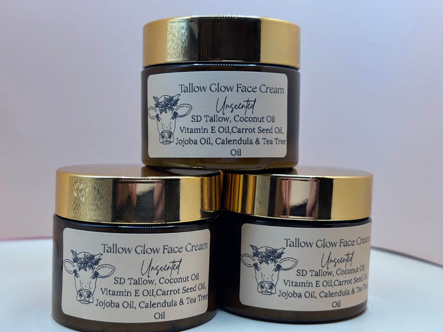 Unscented Tallow Glow Face Cream