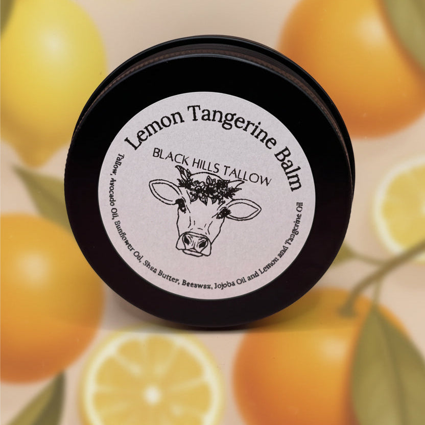 Lemon Tangerine Tallow Balm 2oz